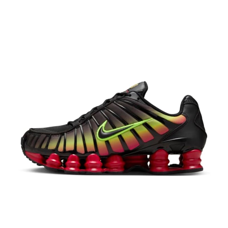Nike Shox TL Black Volt Fire Red